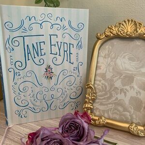 Rare Anthropologie Journal Blue and White 'Jane Eyre'